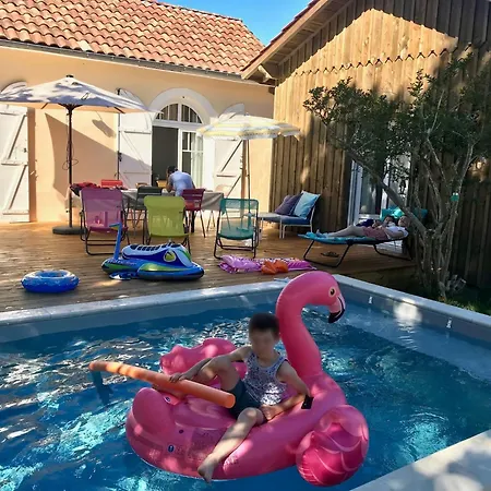 Caprice A Avec Piscine Chauffee בית נופש